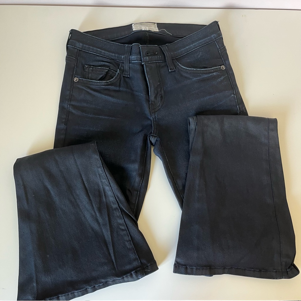 Current/Elliott Dark Blue Women's The Low Bell Jeans Size 25/0